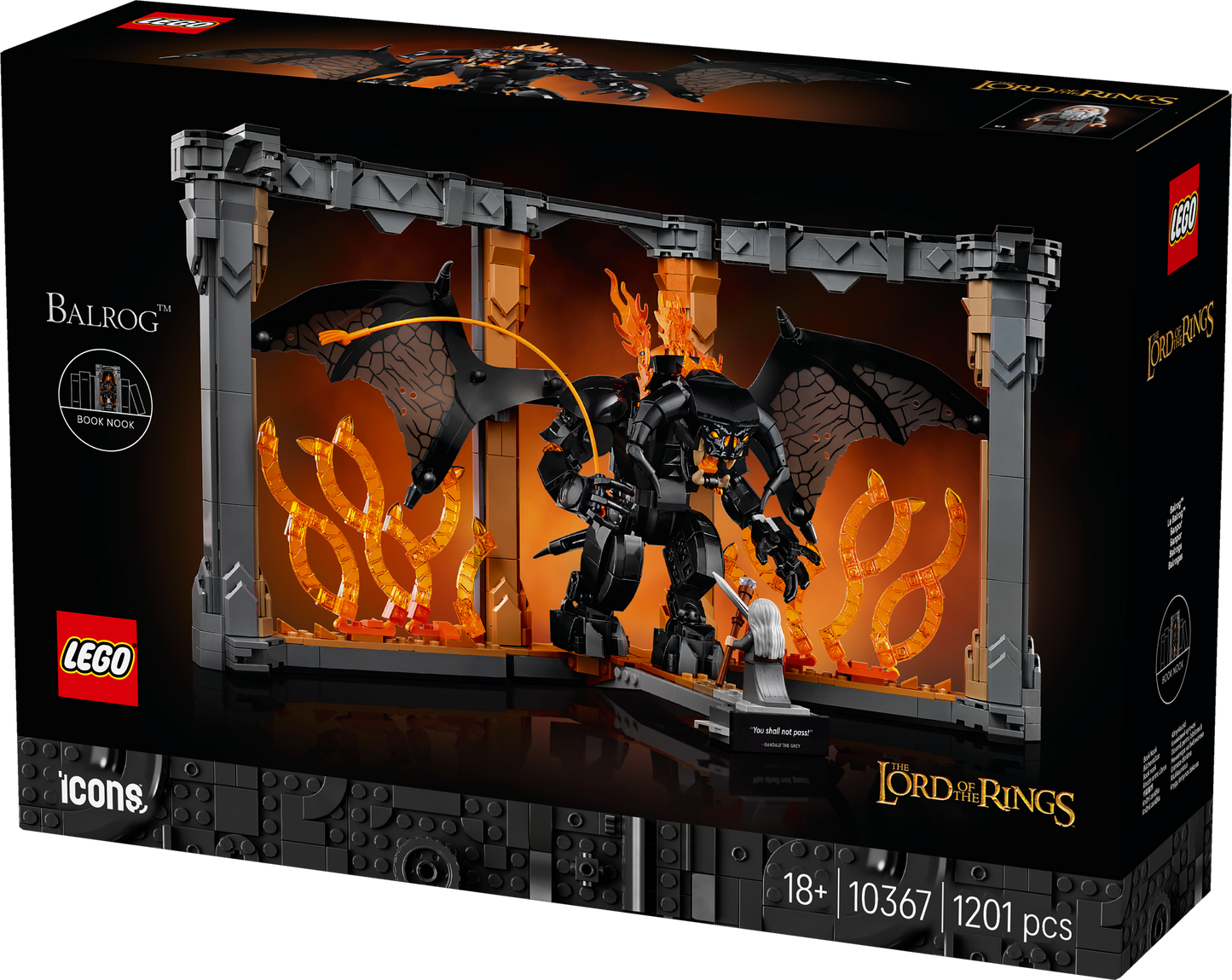 10367 The Lord of the Rings: Balrog Book Nook