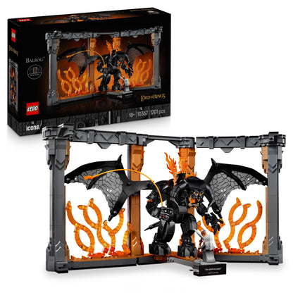 LEGO® Icons 10367 Der Herr der Ringe: Balrog™ Bücherstütze