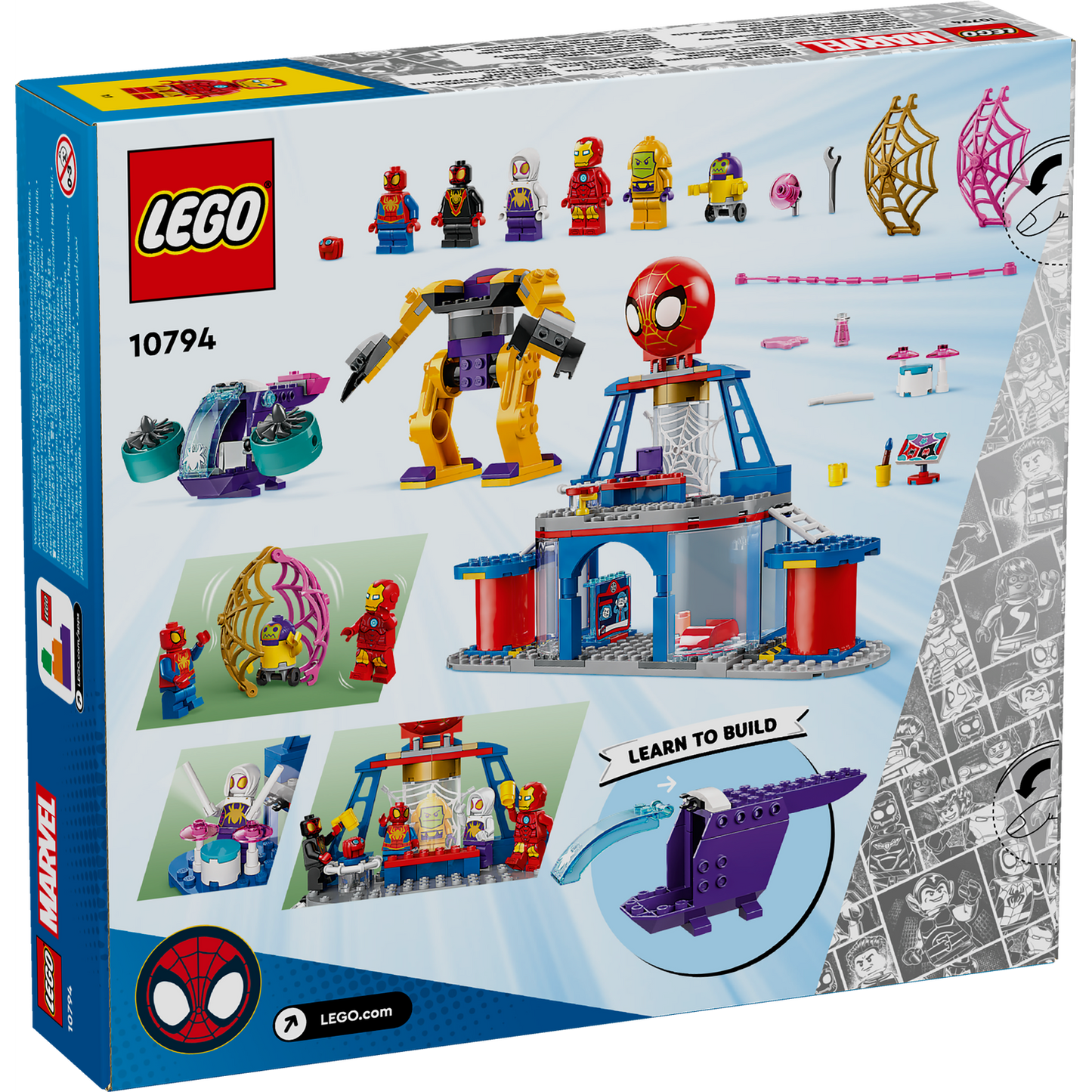 10794 Team Spidey Web Spinner Headquarters