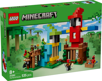 LEGO® Minecraft 21282 Die Papageienhäuser