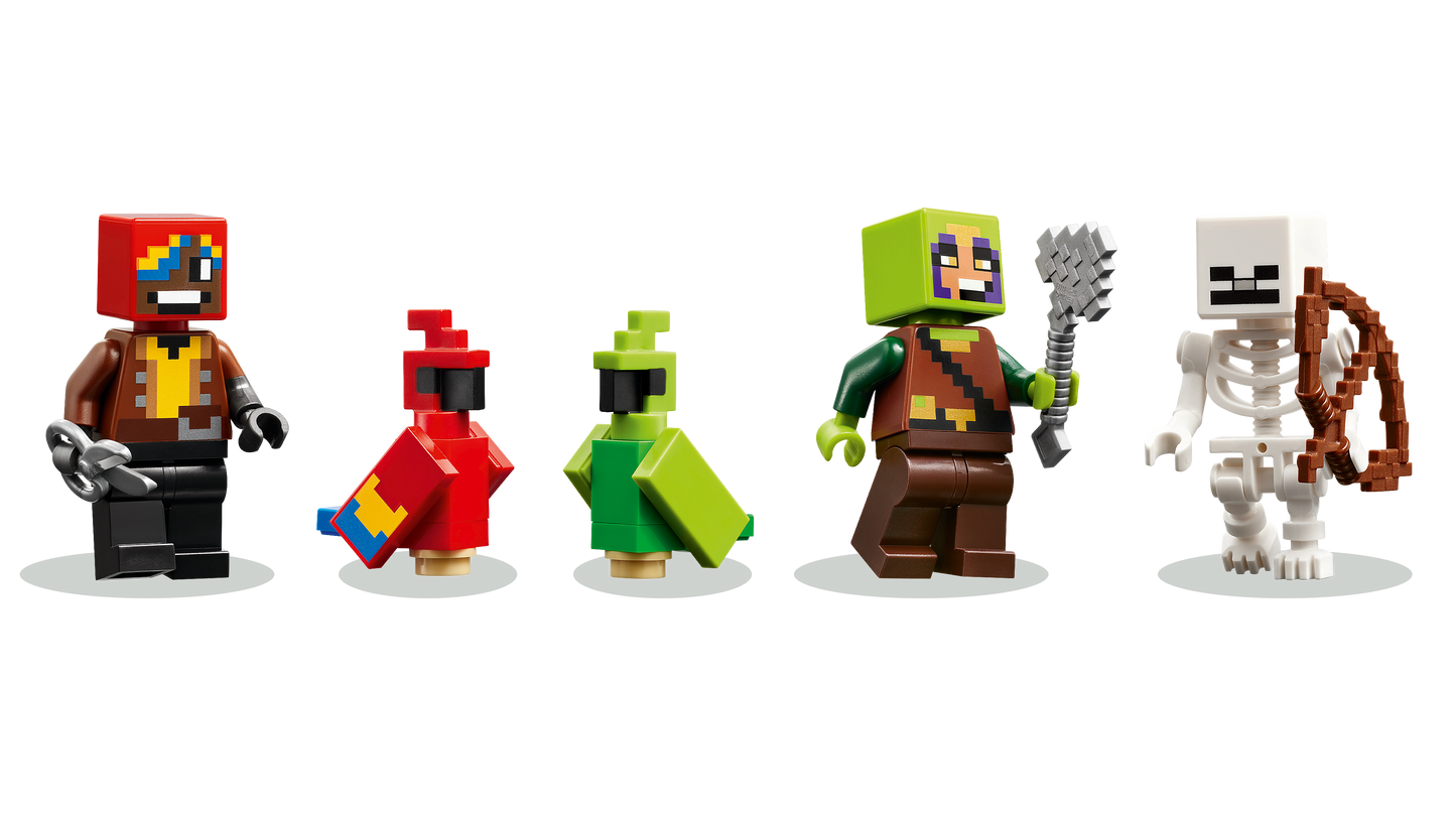 LEGO® Minecraft 21282 Die Papageienhäuser