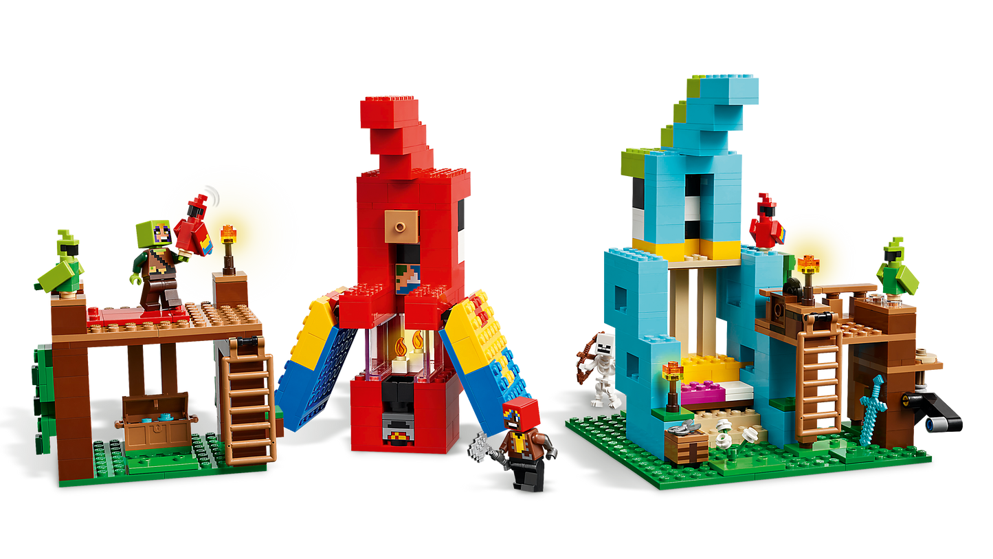 LEGO® Minecraft 21282 Die Papageienhäuser