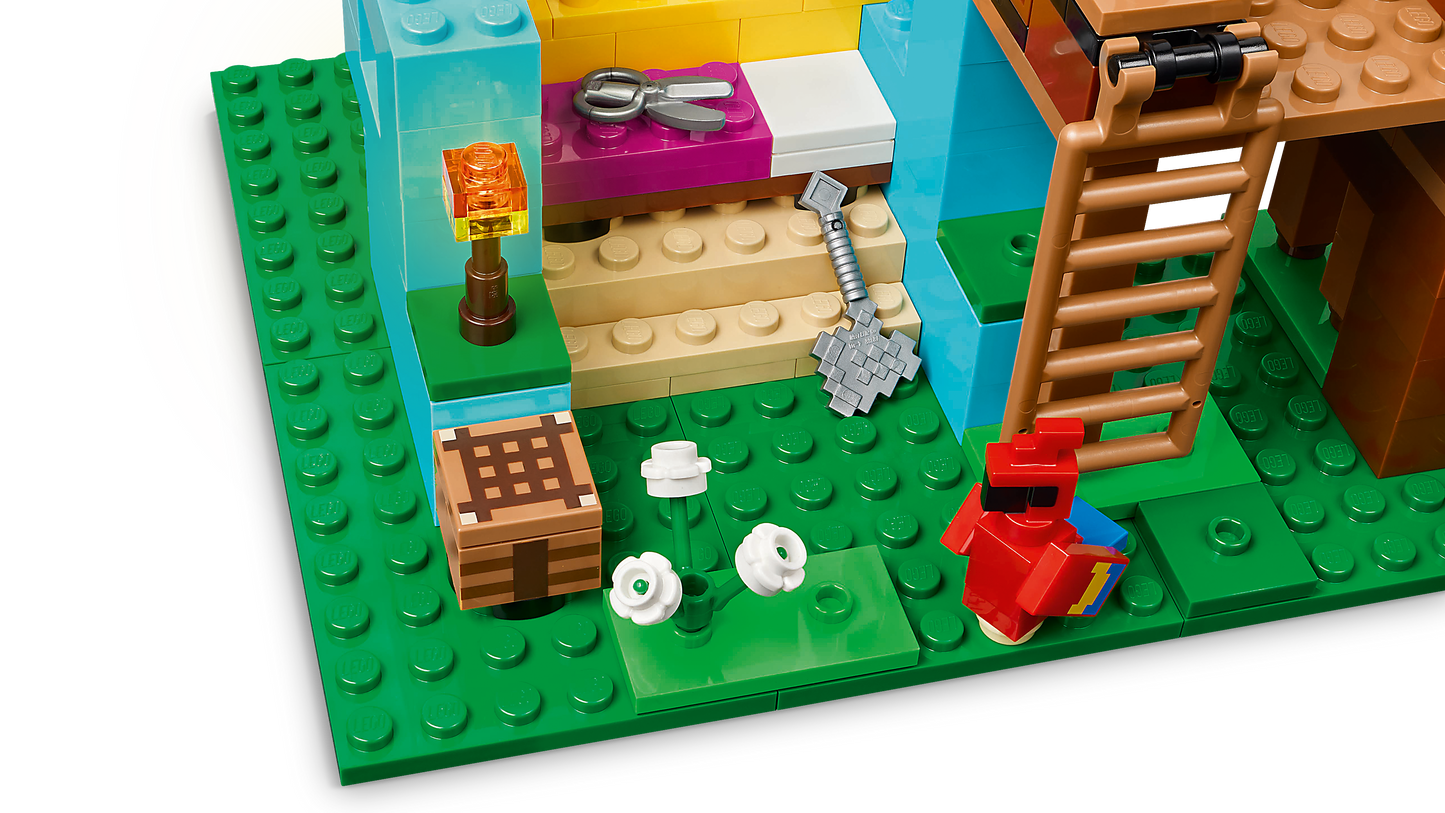 LEGO® Minecraft 21282 Die Papageienhäuser