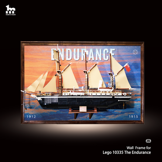 Wall Display Frame for Lego ICONS 10335 The Endurance