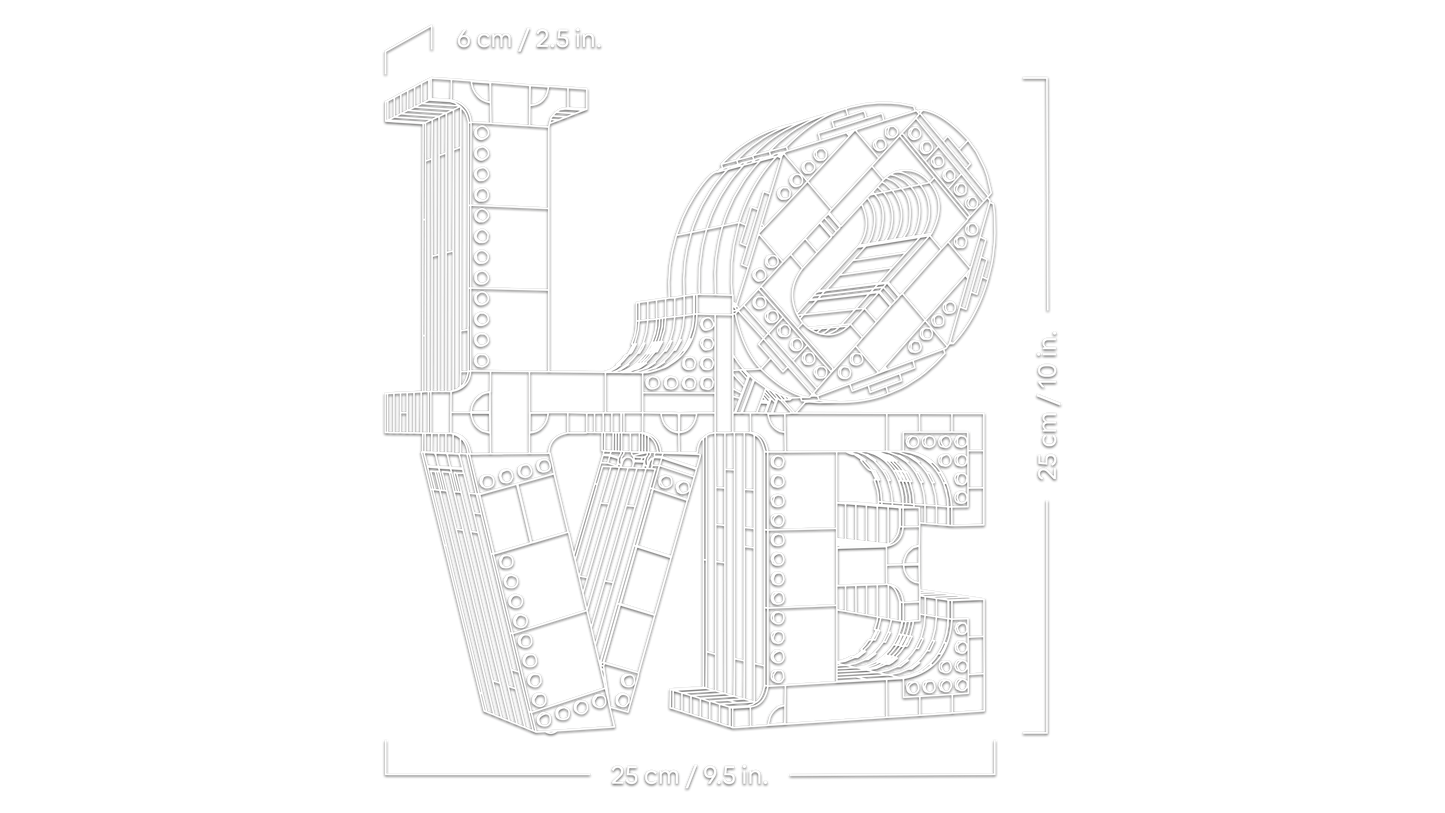 LEGO® Art 31214 LOVE