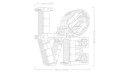 LEGO® Art 31214 LOVE