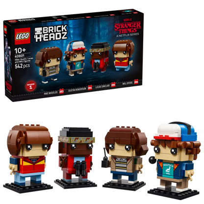 40801 Mike, Dustin, Lucas and Will Figures