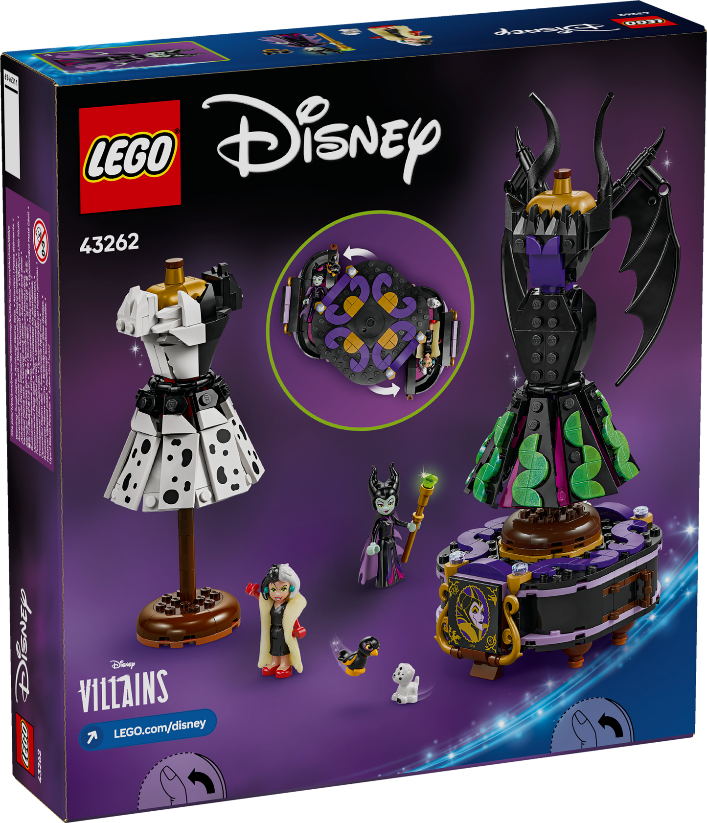 43262 Maleficent's and Cruella De'Vils Dresses