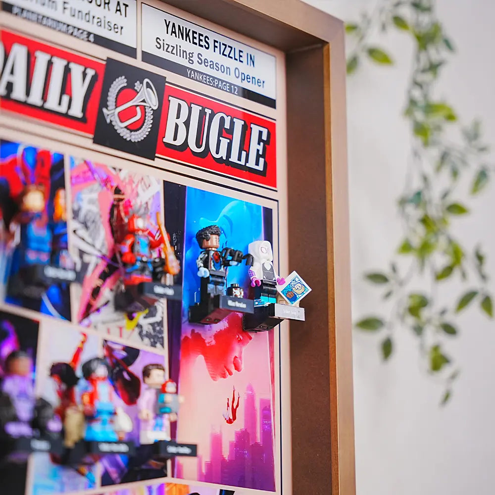 LEGO™  wooden Show Case for Spider-Man: Across the Spider-Verse Minifigures Plus (71050)