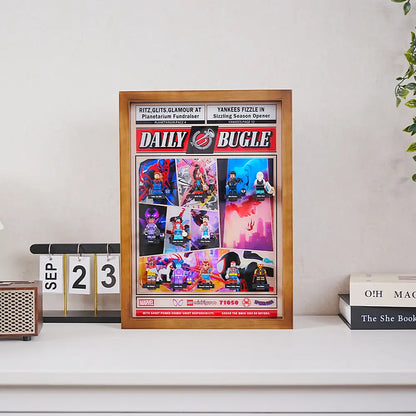 LEGO™  wooden Show Case for Spider-Man: Across the Spider-Verse Minifigures Plus (71050)