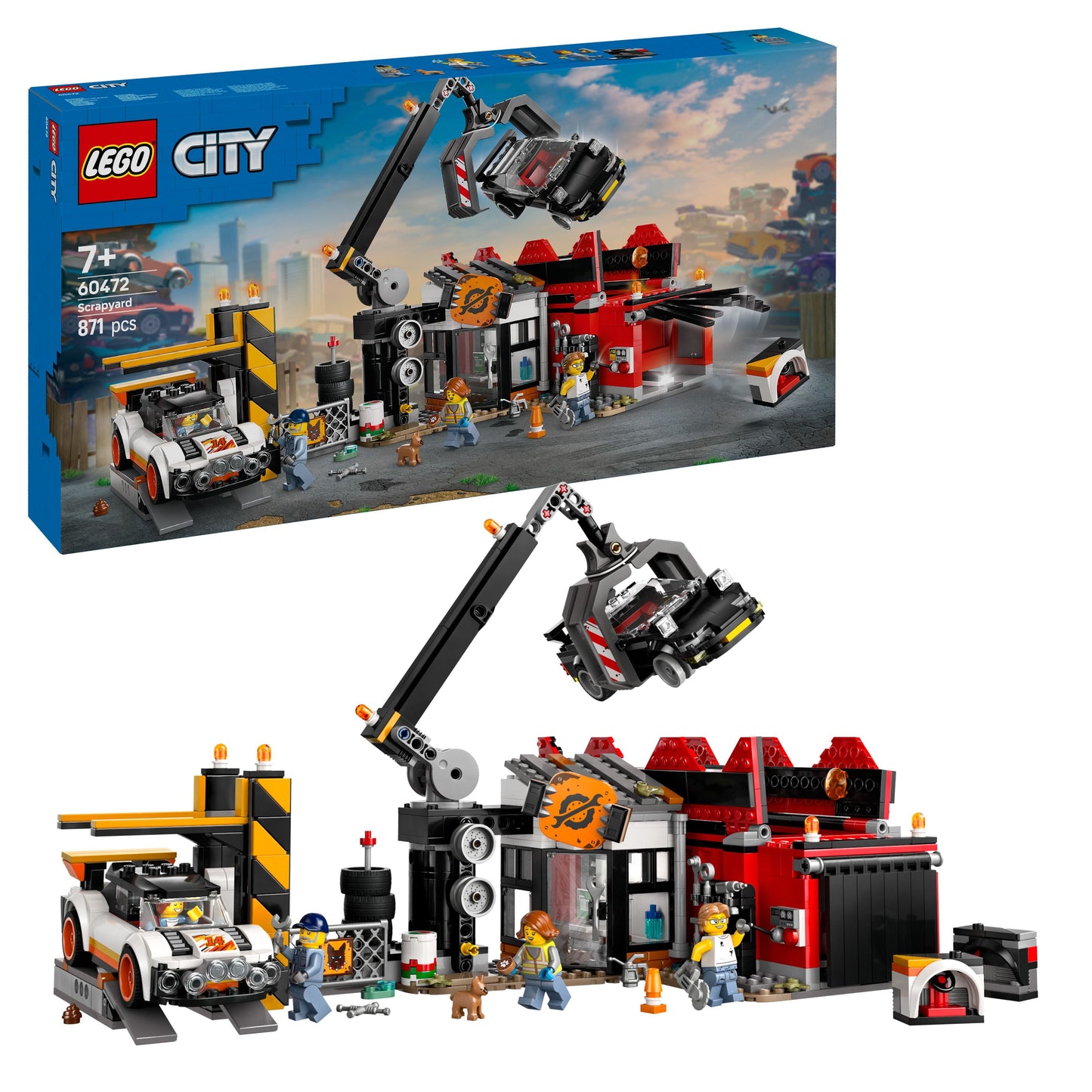 LEGO® City 60472 Schrottplatz mit Autos