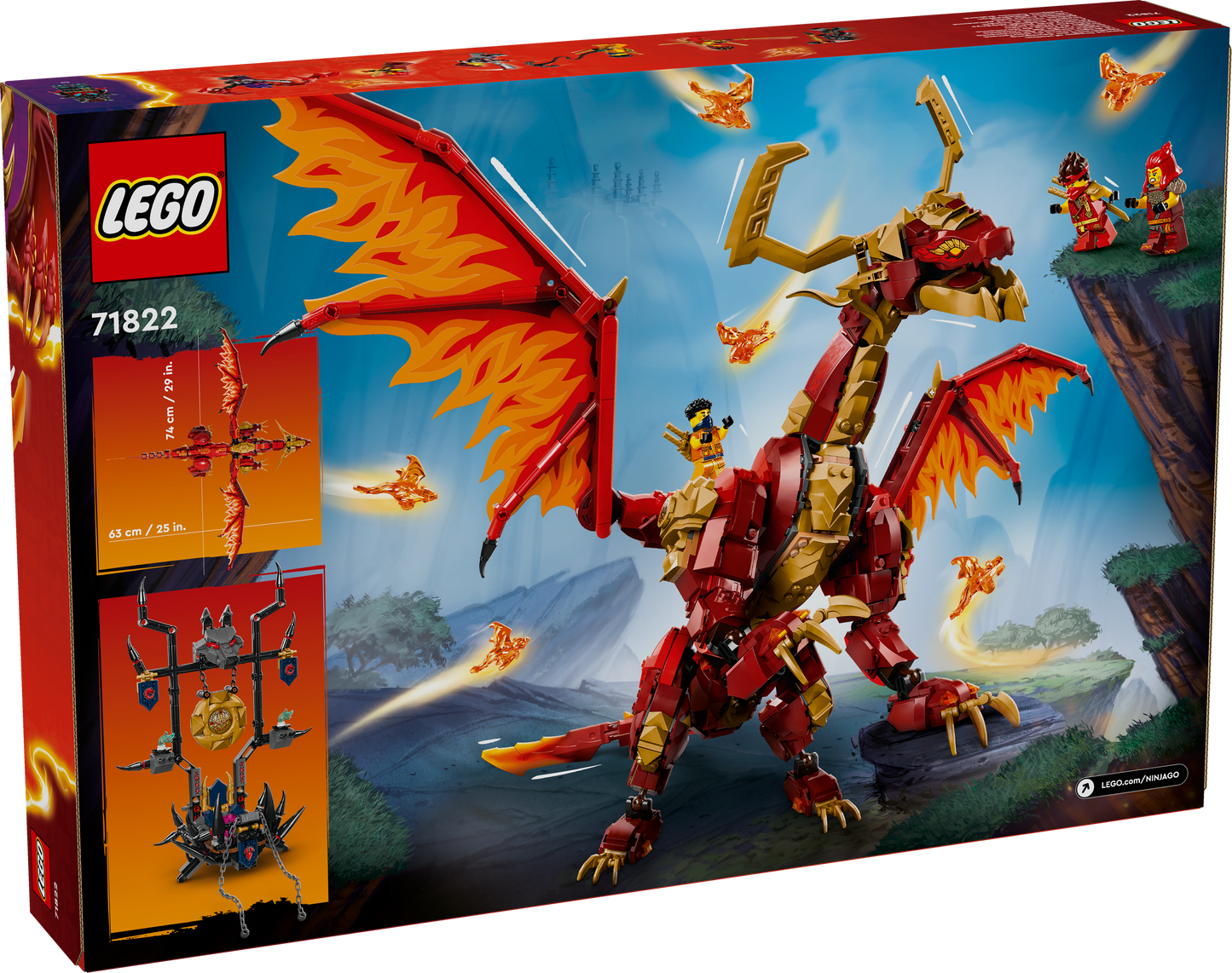 LEGO® Ninjago 71822 Quelldrache der Bewegung