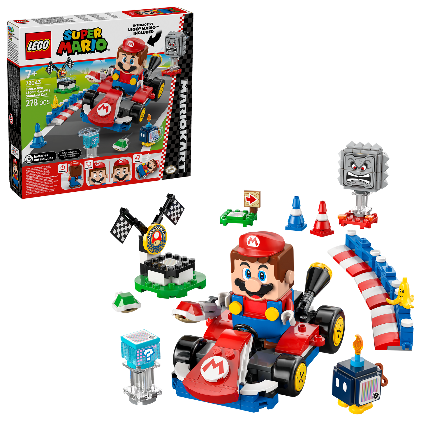 72043 Mario Kart - Interactive LEGO Mario & Standard Kart