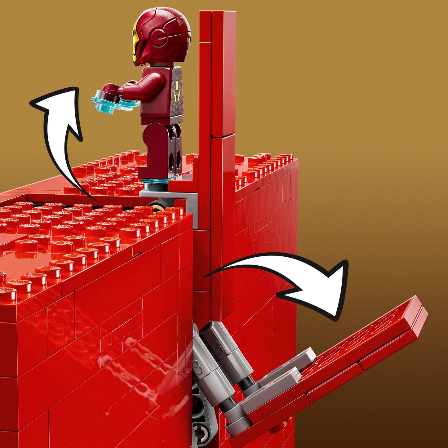 76313 MARVEL Logo & Minifigures