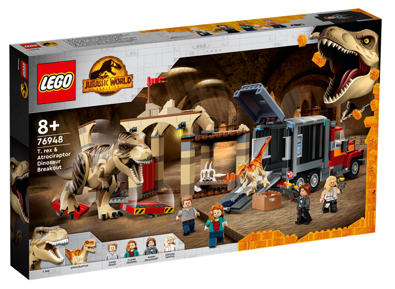 76948 T. rex & Atrociraptor Dinosaur Breakout