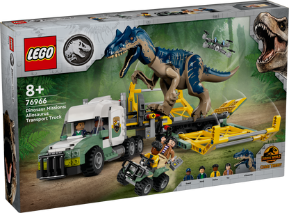 LEGO® Jurassic World 76966 Dinosaurier-Missionen: Allosaurus-Transporter