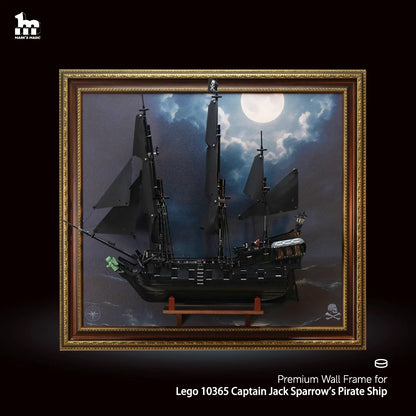 Premium  Display Frame for LEGO® ICONS 10365 Captain Jack Sparrow's Pirate Ship