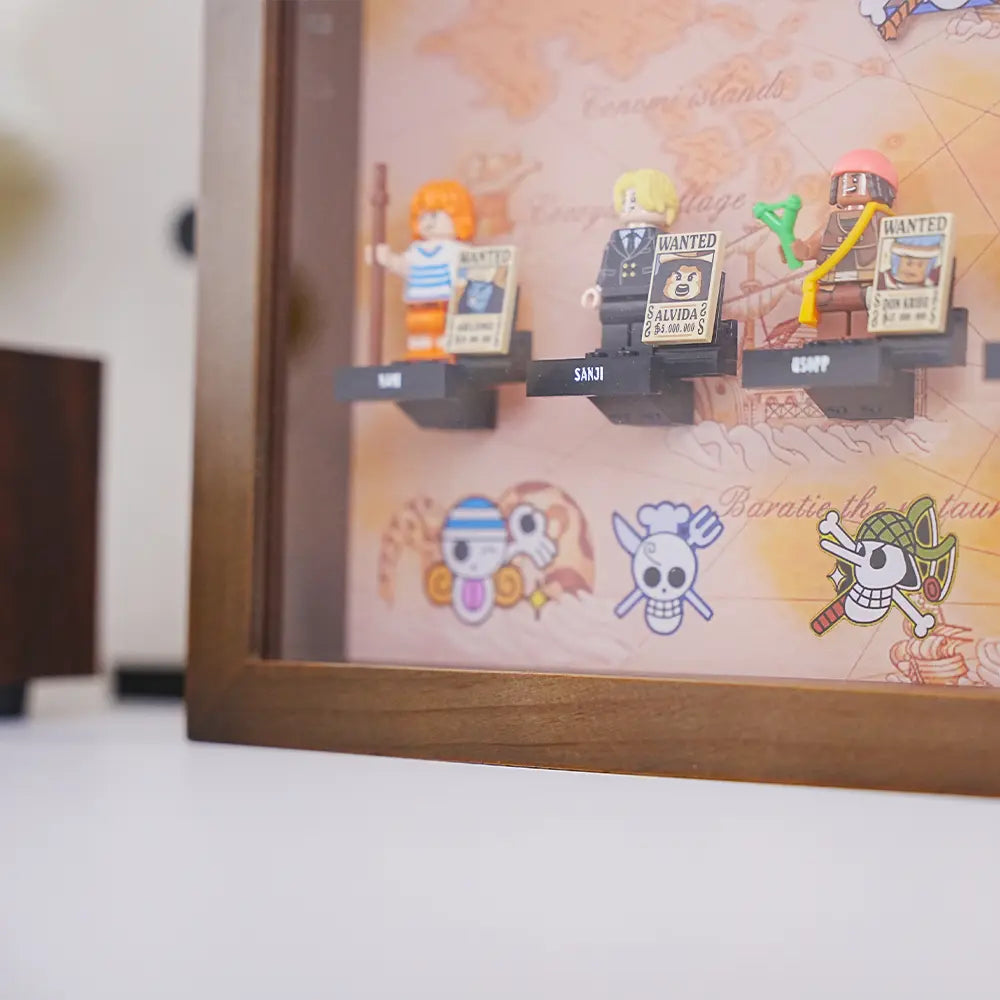 LEGO™ Show Case for The Going Merry Pirate Ship Minifigures (75639)