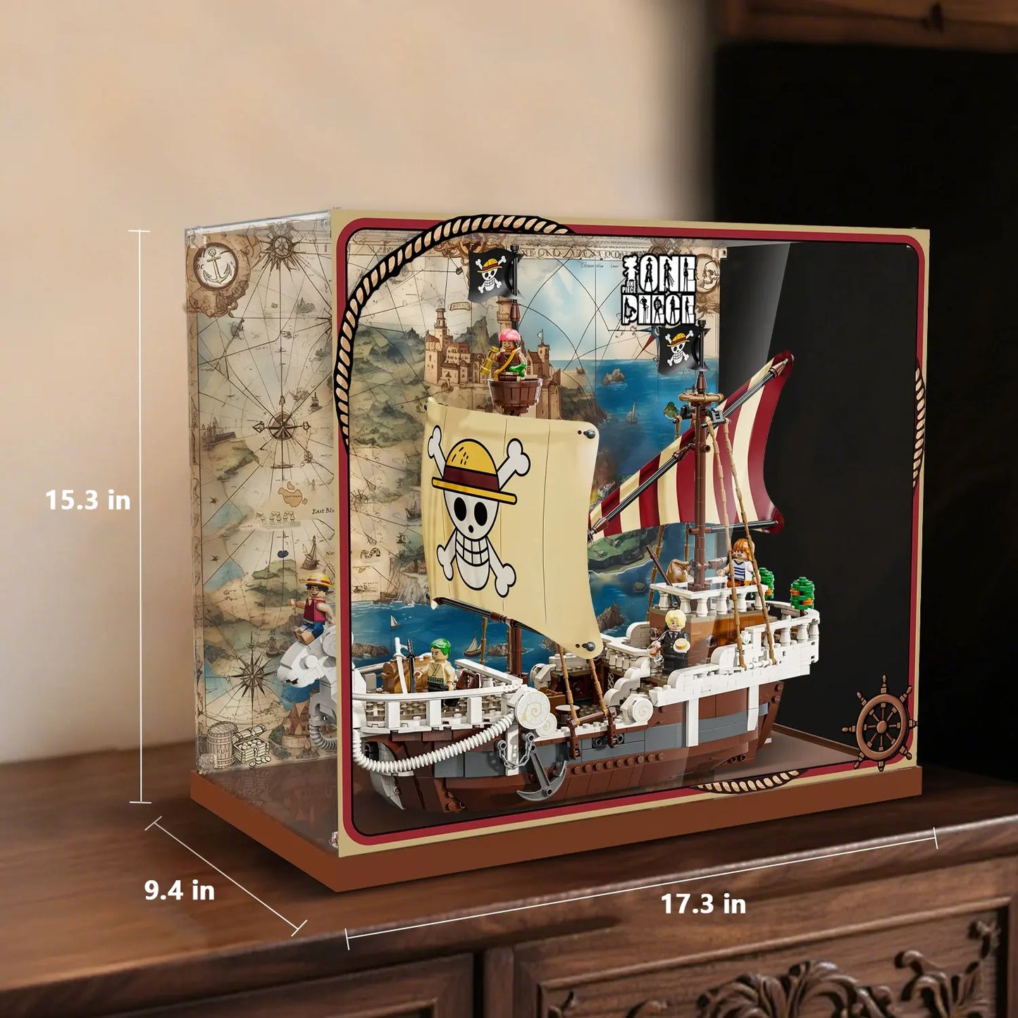LEGO™ Show Case for The Going Merry Pirate Ship（75639）